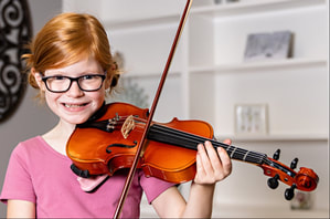 violin student at WMA